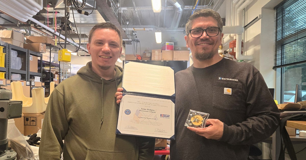 Hermanson Service Foreman Jaime Hodgins receives Patriot Award ...